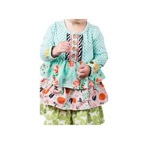 Matilda Jane With Joanna Gaines Dress And Bloomers Size 12-18 Mths.